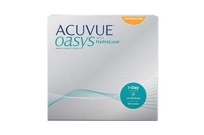 Acuvue Oasys 1-Day with Hydraluxe Toric 90 Pack