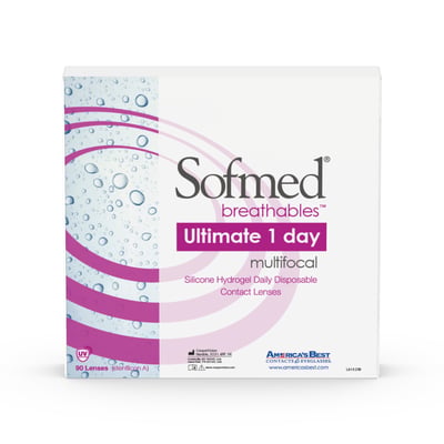 Sofmed Breathables Ultimate 1 Day Multifocal Low Add 90 Pack