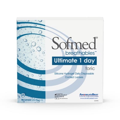 Sofmed Breathables Ultimate 1 Day Toric 90 Pack